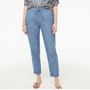 Mustard J Crew linen blend pant size 2.